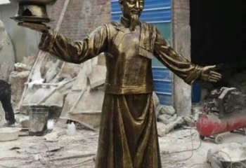 庭院火锅雕塑 公园草地民俗雕塑 仿古小吃雕塑