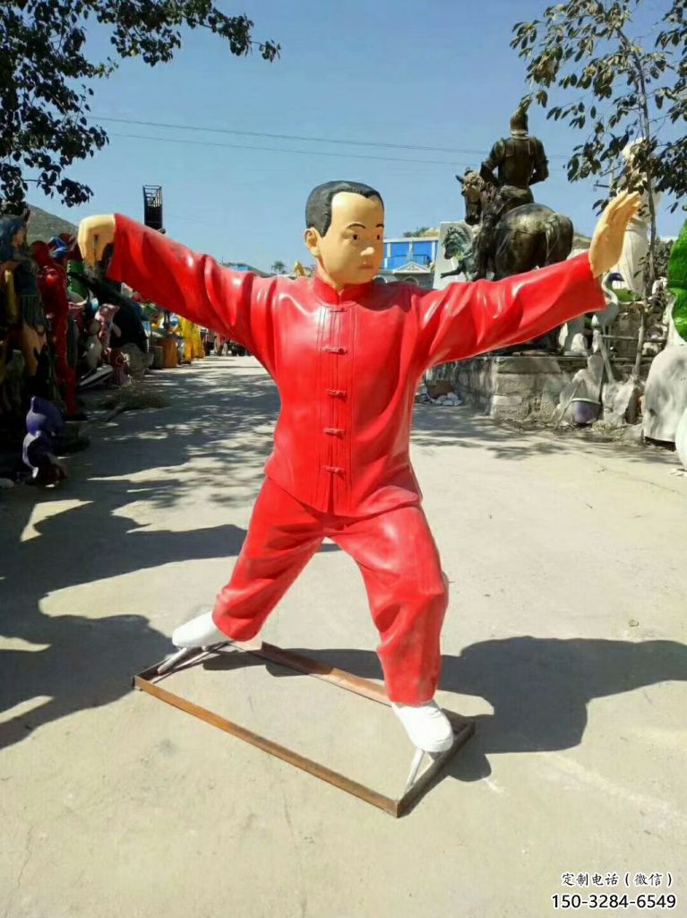 房地产武术雕塑 剪影功夫雕塑 锻造练拳雕塑 房地产武术雕塑 剪影功夫雕塑 锻造练拳雕塑