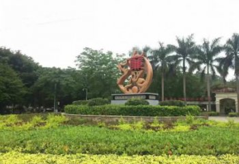 园林反腐雕塑 大型倡廉雕塑 中式法治雕塑