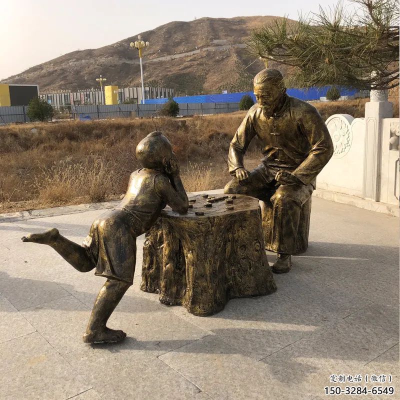 大型商场下象棋雕塑 仿真雕塑 户外民俗雕塑 大型商场下象棋雕塑 仿真雕塑 户外民俗雕塑