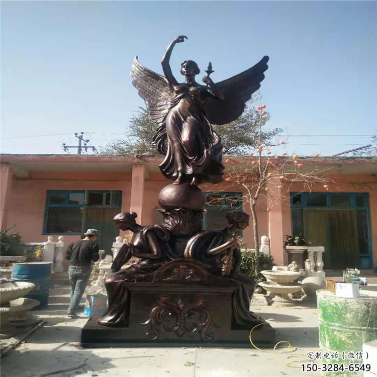 和平女神雕塑 烤漆欧式雕塑 大型欧式雕塑