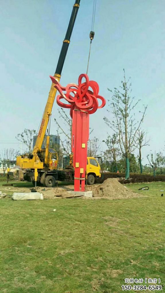 中国结雕塑 景观美陈雕塑 喷漆文化雕塑 中国结雕塑 景观美陈雕塑 喷漆文化雕塑