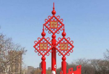 园林中国结雕塑 大型景观雕塑 中式文化雕塑
