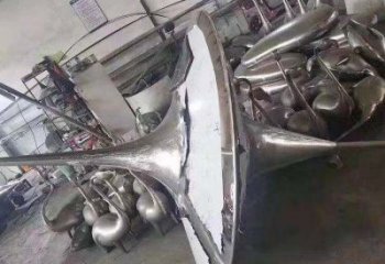 大门口陀螺雕塑 发光公园雕塑 仿真地标雕塑