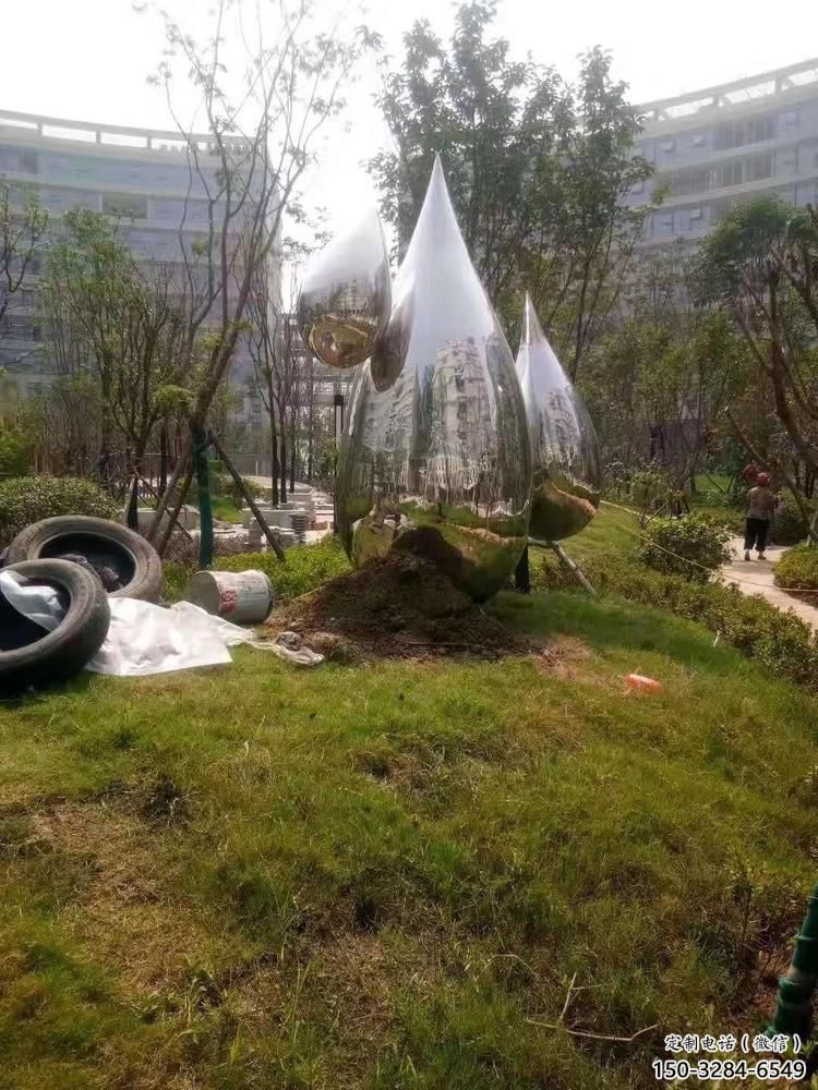抽象水珠雕塑 铸造公园雕塑 水景雕塑 抽象水珠雕塑 铸造公园雕塑 水景雕塑