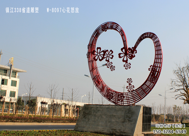 爱心雕塑 烤漆大型雕塑 欧式雕塑 爱心雕塑 烤漆大型雕塑 欧式雕塑