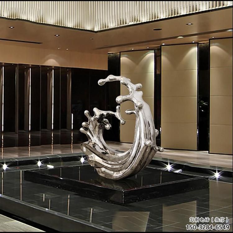 房地产浪花雕塑 现代海浪雕塑 几何波浪雕塑 房地产浪花雕塑 现代海浪雕塑 几何波浪雕塑