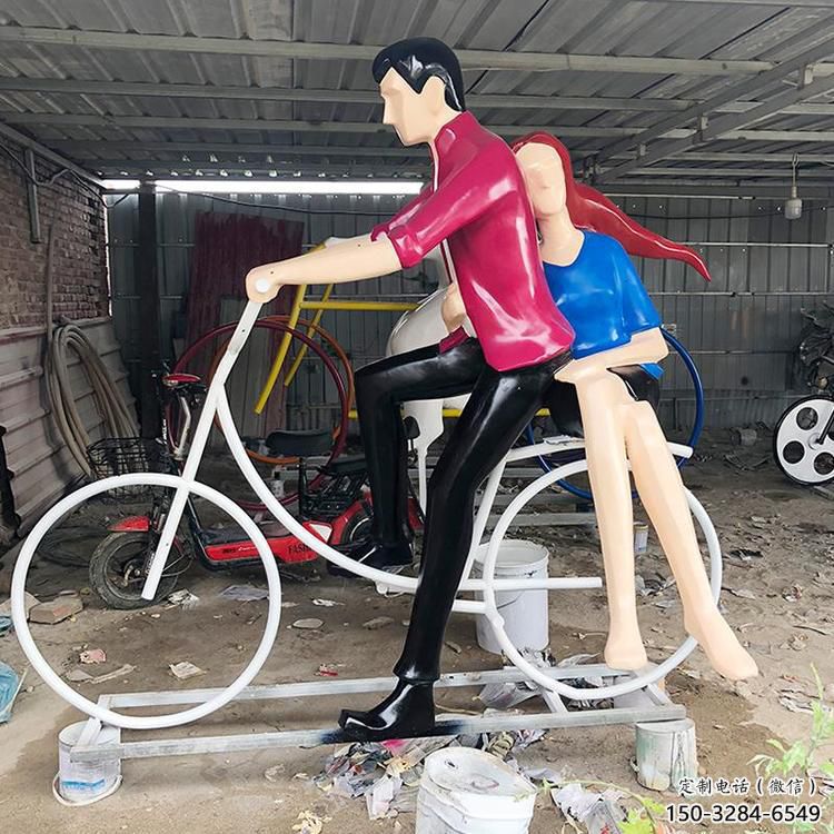 住宅小区自行车雕塑 哑光体育雕塑 公园运动员雕塑 住宅小区自行车雕塑 哑光体育雕塑 公园运动员雕塑