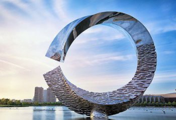 园林磁铁雕塑 大型雕塑 中式u型雕塑