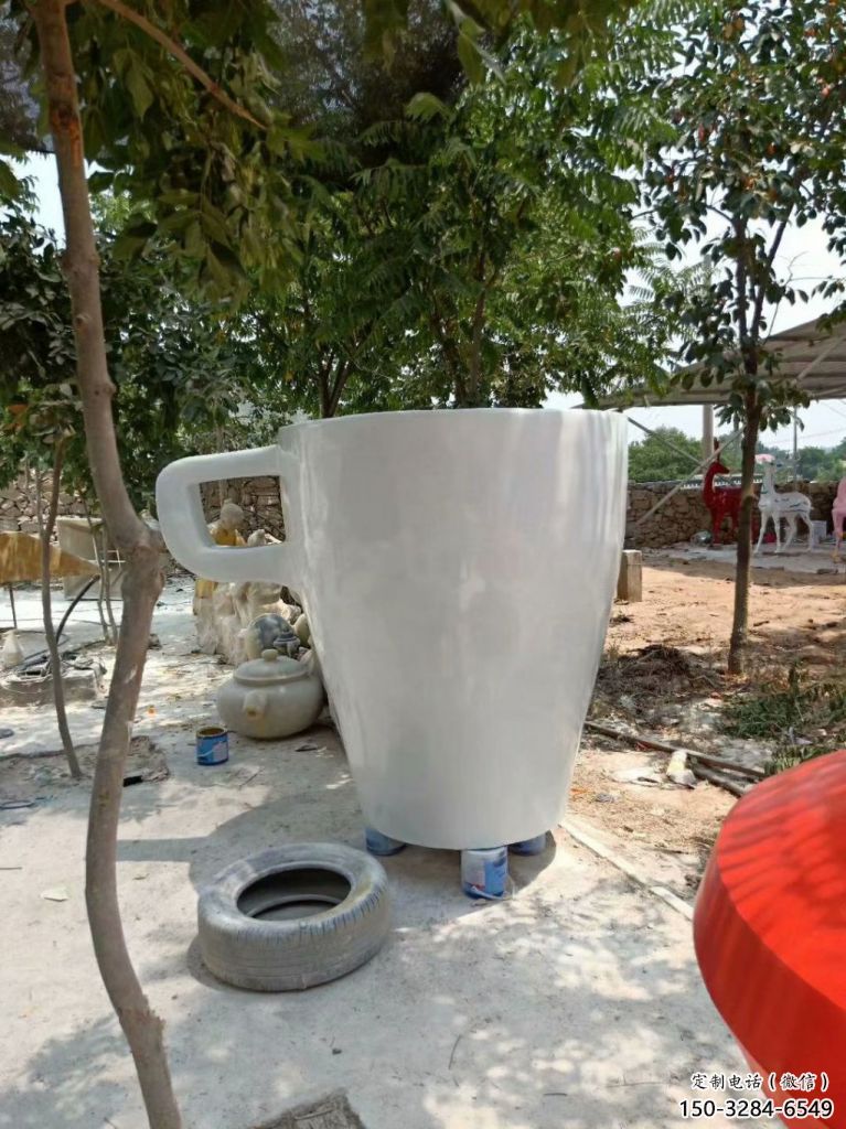 酒杯雕塑 景观杯子雕塑 喷漆酒杯子雕塑 酒杯雕塑 景观杯子雕塑 喷漆酒杯子雕塑
