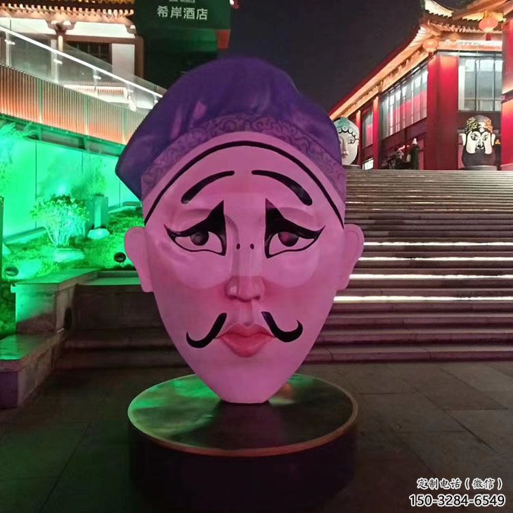 房地产脸谱雕塑 剪影景观摆件 锻造雕塑 房地产脸谱雕塑 剪影景观摆件 锻造雕塑