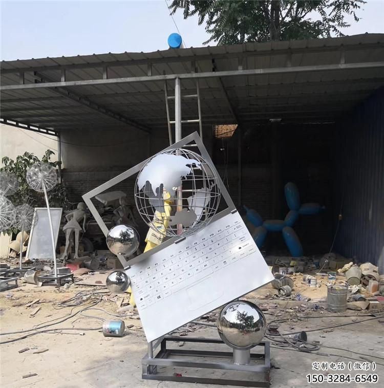 园林电脑雕塑 大型雕塑 中式笔记本雕塑 园林电脑雕塑 大型雕塑 中式笔记本雕塑
