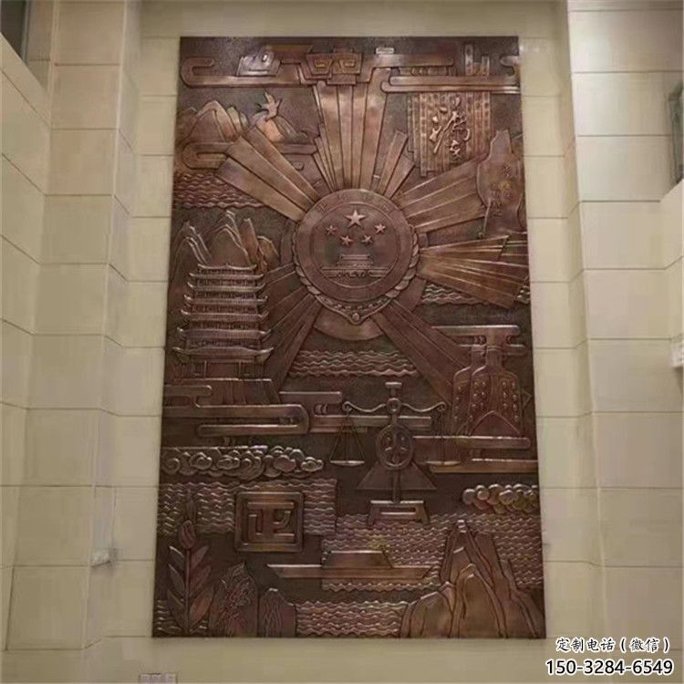 别墅区?；盏袼?大型别墅区景墙雕塑 剪影浮雕雕塑