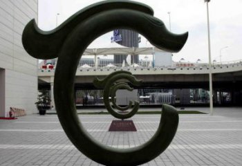 彩绘数字雕塑 景观文字雕塑 街头雕塑