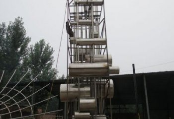 锻造齿轮雕塑 景观机械雕塑 户外工业雕塑