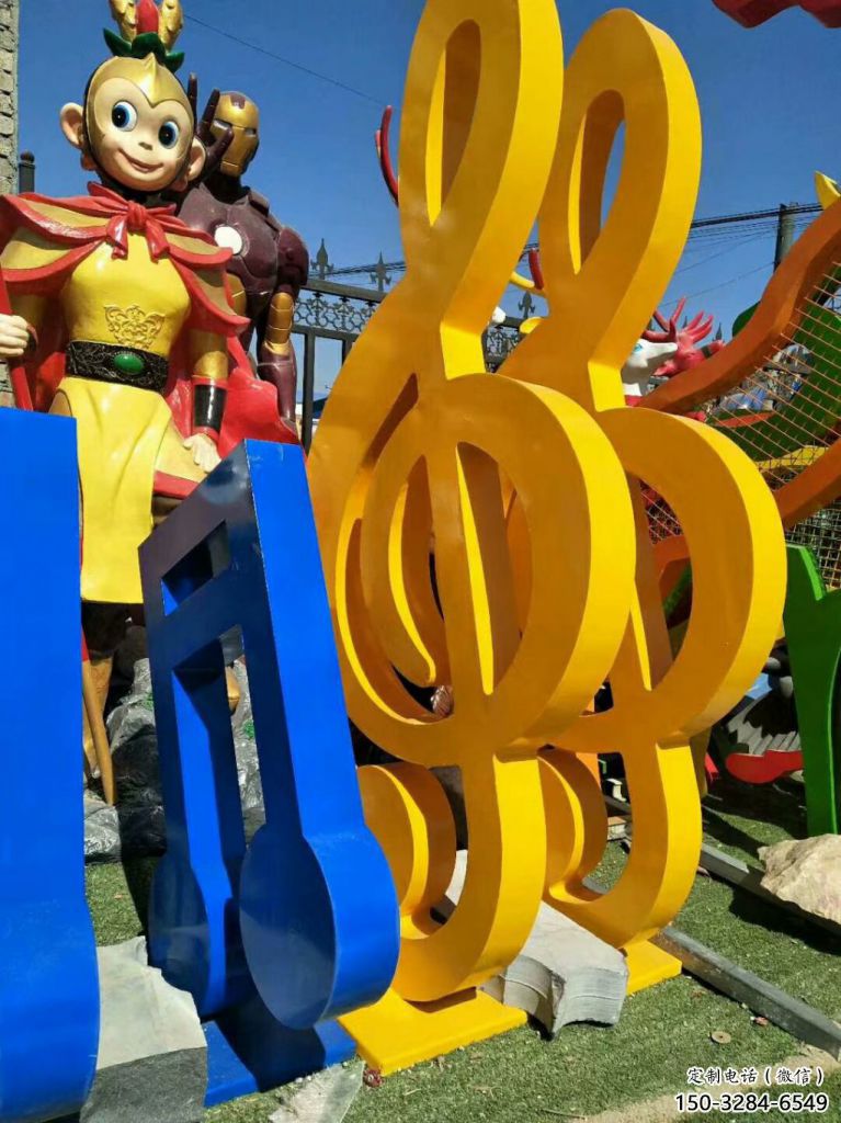 异形乐谱雕塑 现代校园音乐雕塑 校园符号雕塑 异形乐谱雕塑 现代校园音乐雕塑 校园符号雕塑