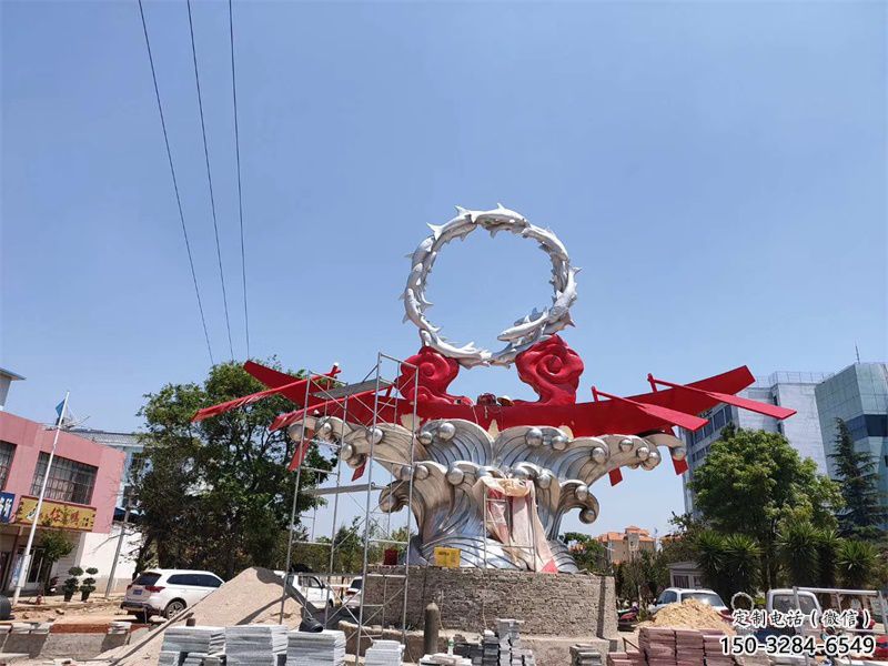 街头龙舟雕塑 大型别墅区竞赛雕塑 钢管划桨雕塑 街头龙舟雕塑 大型别墅区竞赛雕塑 钢管划桨雕塑