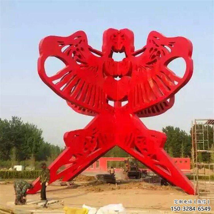 大门口风筝雕塑 发光公园景观雕塑 仿真雕塑 大门口风筝雕塑 发光公园景观雕塑 仿真雕塑