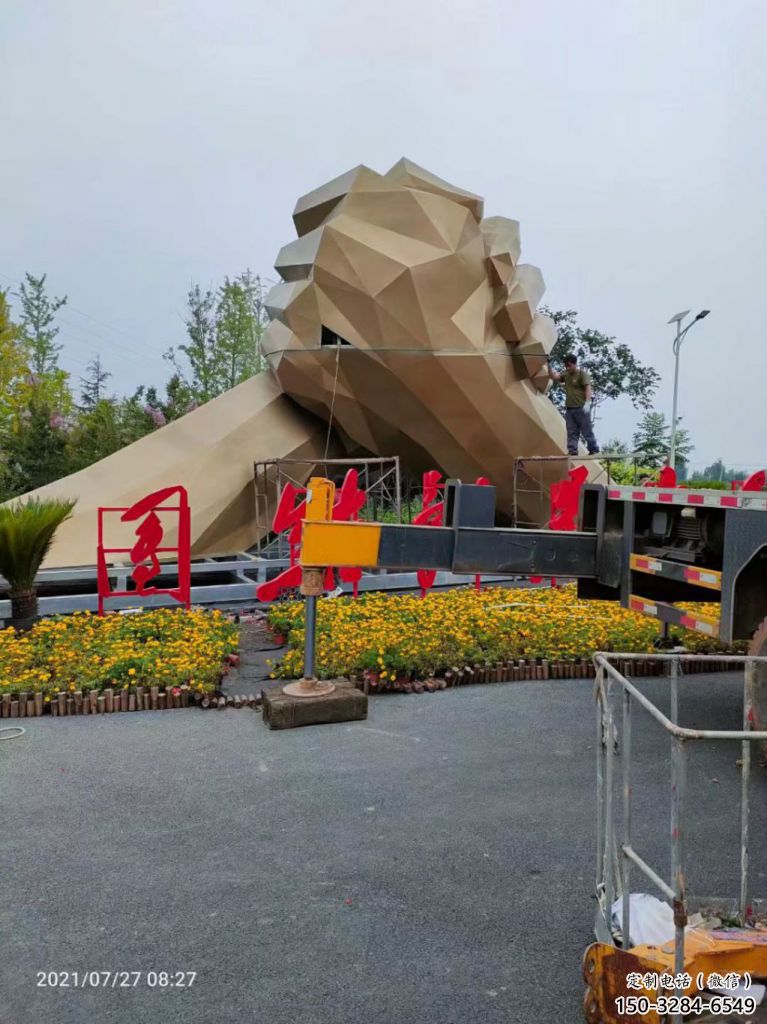 广场握手雕塑 抽象雕塑 烤漆诚信雕塑 广场握手雕塑 抽象雕塑 烤漆诚信雕塑