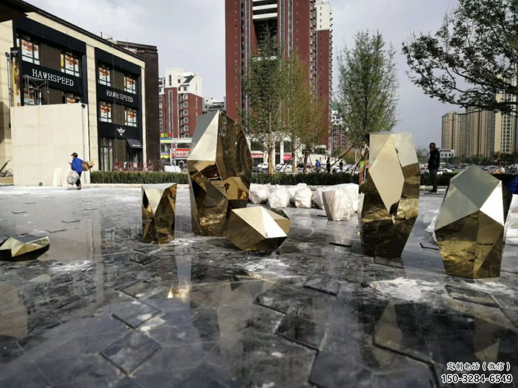 房地产石块雕塑 现代景观石雕塑 几何石头雕塑 房地产石块雕塑 现代景观石雕塑 几何石头雕塑