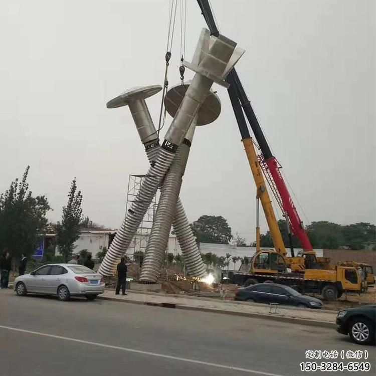 户外螺丝钉雕塑 喷漆器械雕塑 灯光工业雕塑 户外螺丝钉雕塑 喷漆器械雕塑 灯光工业雕塑