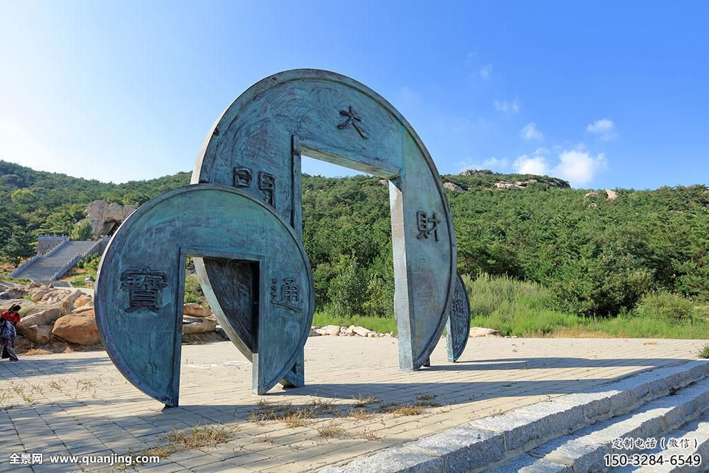 彩绘古币雕塑 景观雕塑 街头铜币雕塑 彩绘古币雕塑 景观雕塑 街头铜币雕塑