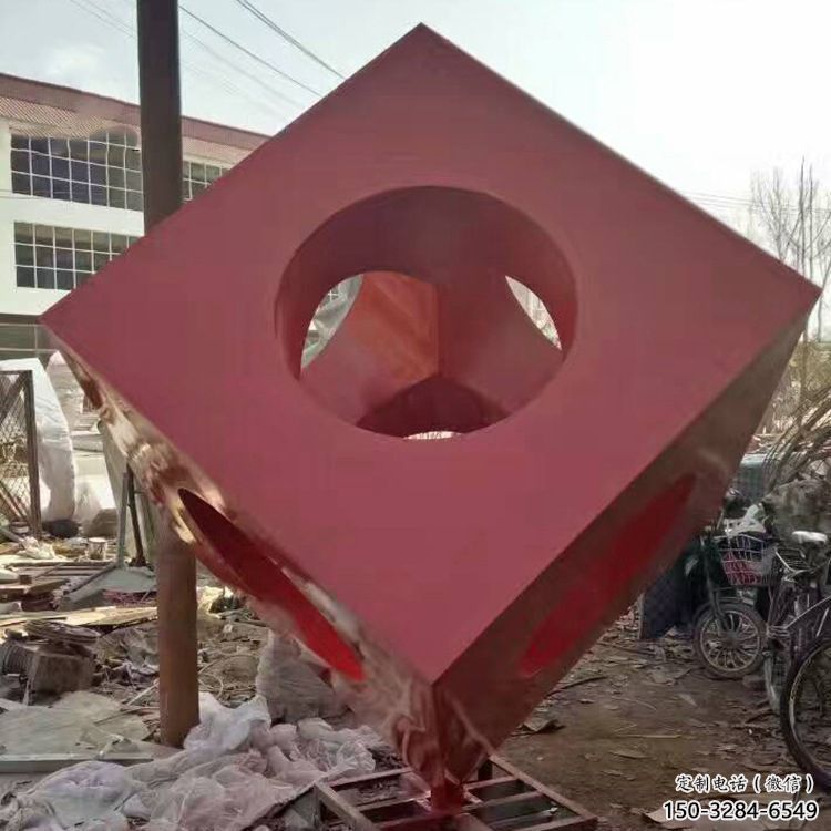 大型商场立方体雕塑 仿真几何体雕塑 镜面雕塑 大型商场立方体雕塑 仿真几何体雕塑 镜面雕塑