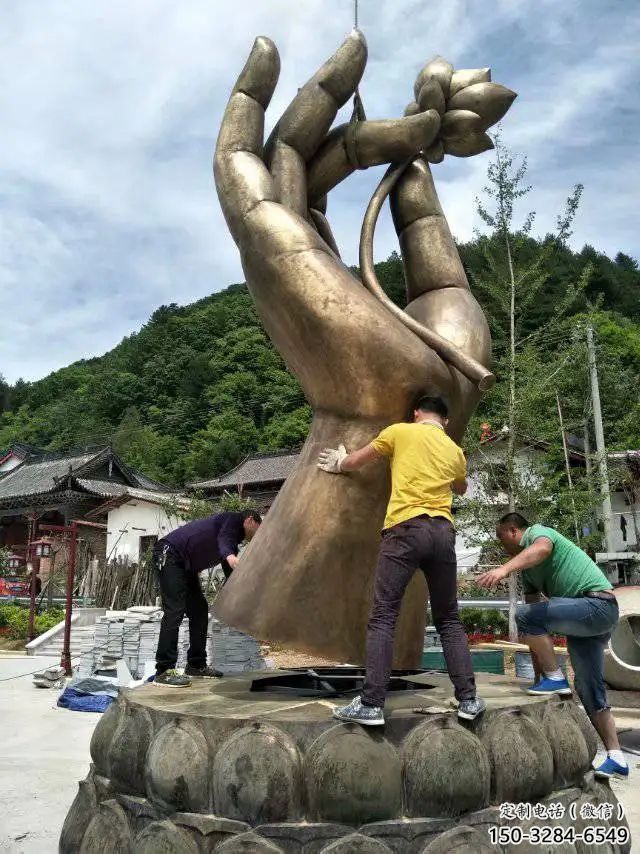 异形佛手雕塑 现代校园雕塑 校园观音手雕塑 异形佛手雕塑 现代校园雕塑 校园观音手雕塑