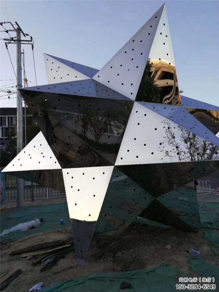 仿古五角星雕塑 腾飞党建雕塑 房地产红色文化 仿古五角星雕塑 腾飞党建雕塑 房地产红色文化