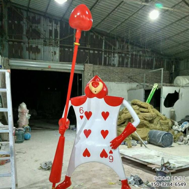 美陈扑克雕塑 异形喷水雕塑 酒店扑克牌雕塑 美陈扑克雕塑 异形喷水雕塑 酒店扑克牌雕塑