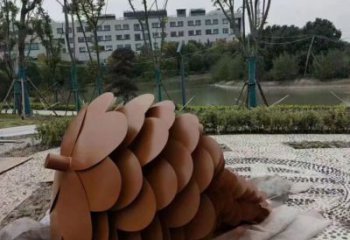 松塔雕塑 欧式步行街松果造型 大型雕塑