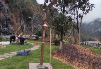 美陈天平雕塑厂家 异形喷水公平雕塑 酒店天平秤雕塑