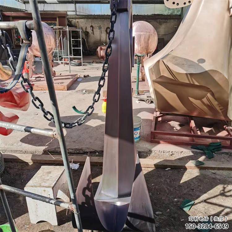 抽象船锚雕塑 哑光码头雕塑 室内雕塑 抽象船锚雕塑 哑光码头雕塑 室内雕塑
