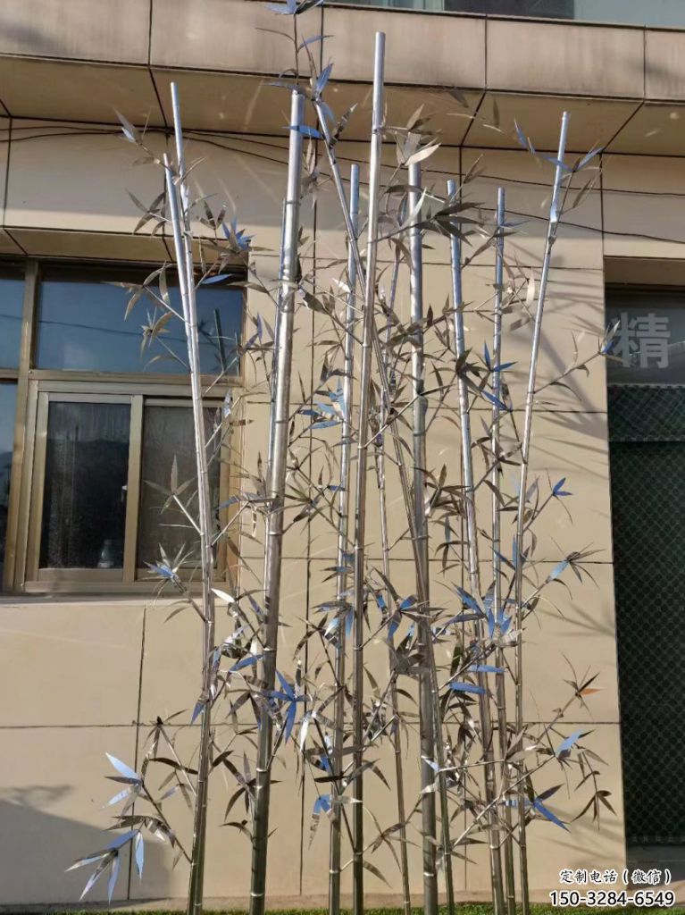 灯光竹叶雕塑 悬空餐饮店竹类雕塑 商业街植物雕塑 灯光竹叶雕塑 悬空餐饮店竹类雕塑 商业街植物雕塑