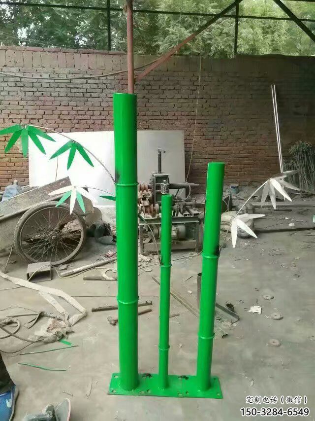 喷漆竹叶雕塑 中式村口竹类雕塑 草地植物雕塑 喷漆竹叶雕塑 中式村口竹类雕塑 草地植物雕塑