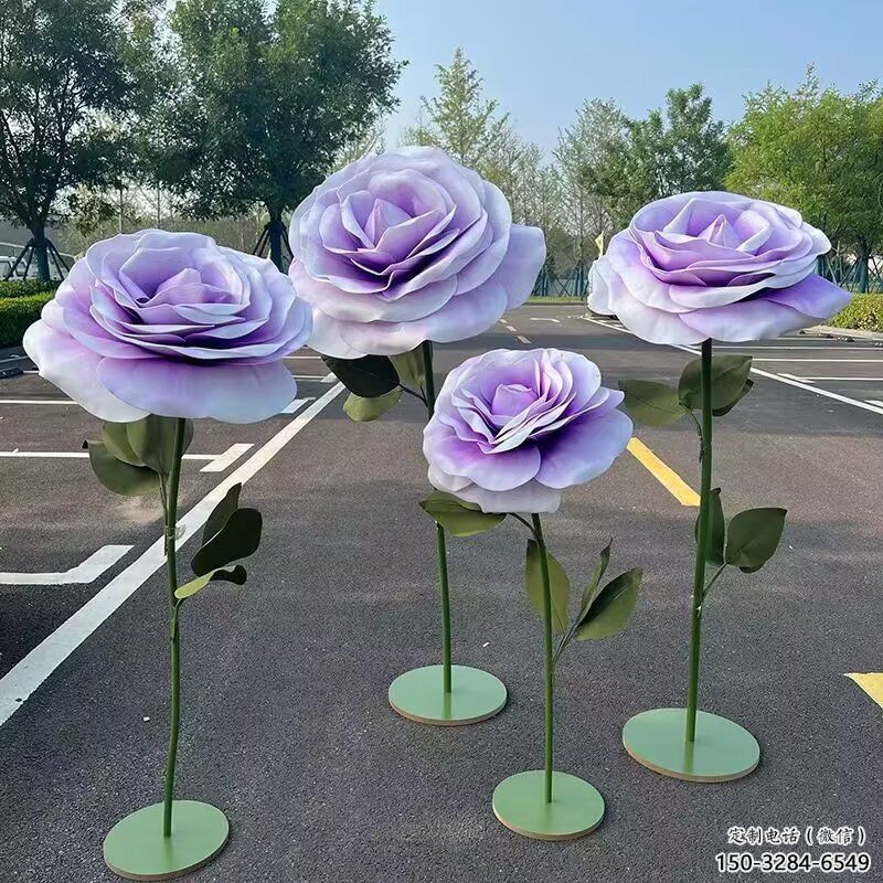 锻造月季花雕塑 景观花朵雕塑 户外花卉雕塑 锻造月季花雕塑 景观花朵雕塑 户外花卉雕塑