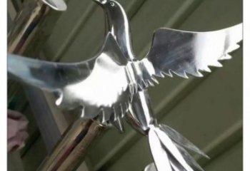 拉丝竹叶雕塑 镂空创意竹类雕塑 别墅区植物雕塑