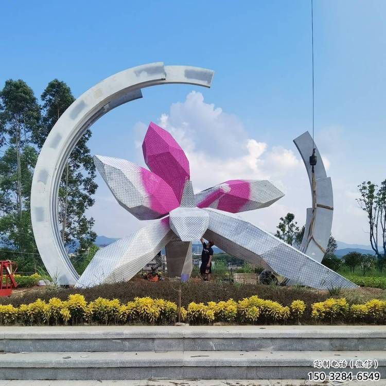 异形兰花雕塑 现代校园雕塑 校园玉兰花雕塑 异形兰花雕塑 现代校园雕塑 校园玉兰花雕塑