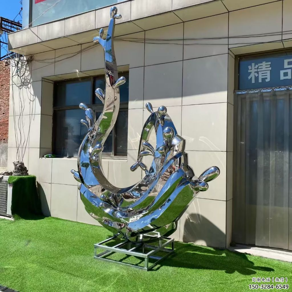 水景水花雕塑 彩绘剪纸雕塑 现代水景雕塑 水景水花雕塑 彩绘剪纸雕塑 现代水景雕塑