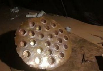 莲蓬雕塑 欧式步行街植物雕塑 大型雕塑