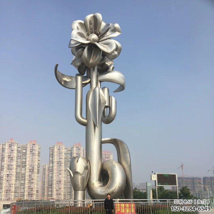 仿古喇叭花雕塑 腾飞花卉雕塑 房地产雕塑 仿古喇叭花雕塑 腾飞花卉雕塑 房地产雕塑