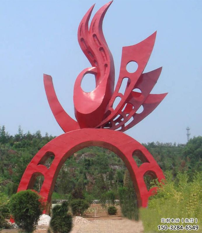 凤凰大门雕塑