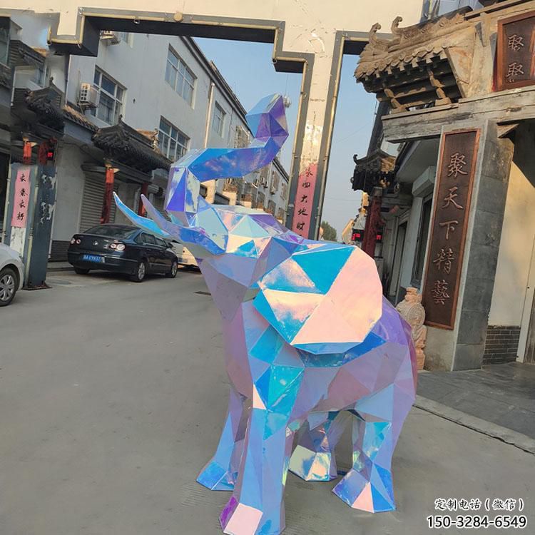 地产大象雕塑提供，露天雕塑，烤漆大象雕塑生产承接