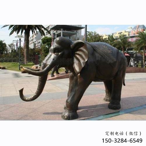 大象雕塑供应，城市装饰，铜大象雕塑优选