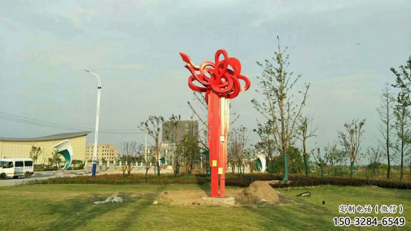景观中国结雕塑