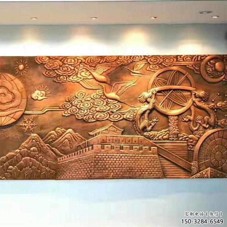仙鹤浮雕标准，广场雕塑，动物浮雕供给