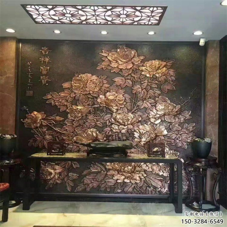广场花卉浮雕厂家，城市雕塑，景观花卉浮雕定做