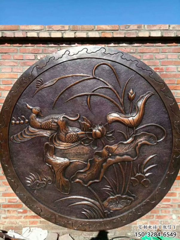 花卉浮雕厂家，街头雕塑，铸铜花卉浮雕定价