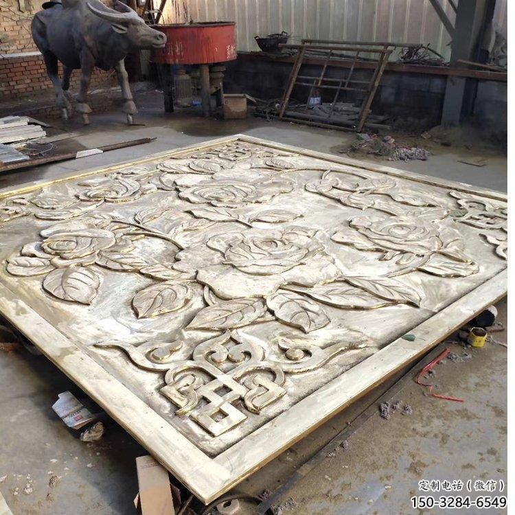 花卉浮雕工厂，街道标识，园林花卉浮雕批发