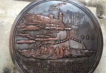 城堡主题浮雕选用，铸造艺术，大型城堡浮雕展品